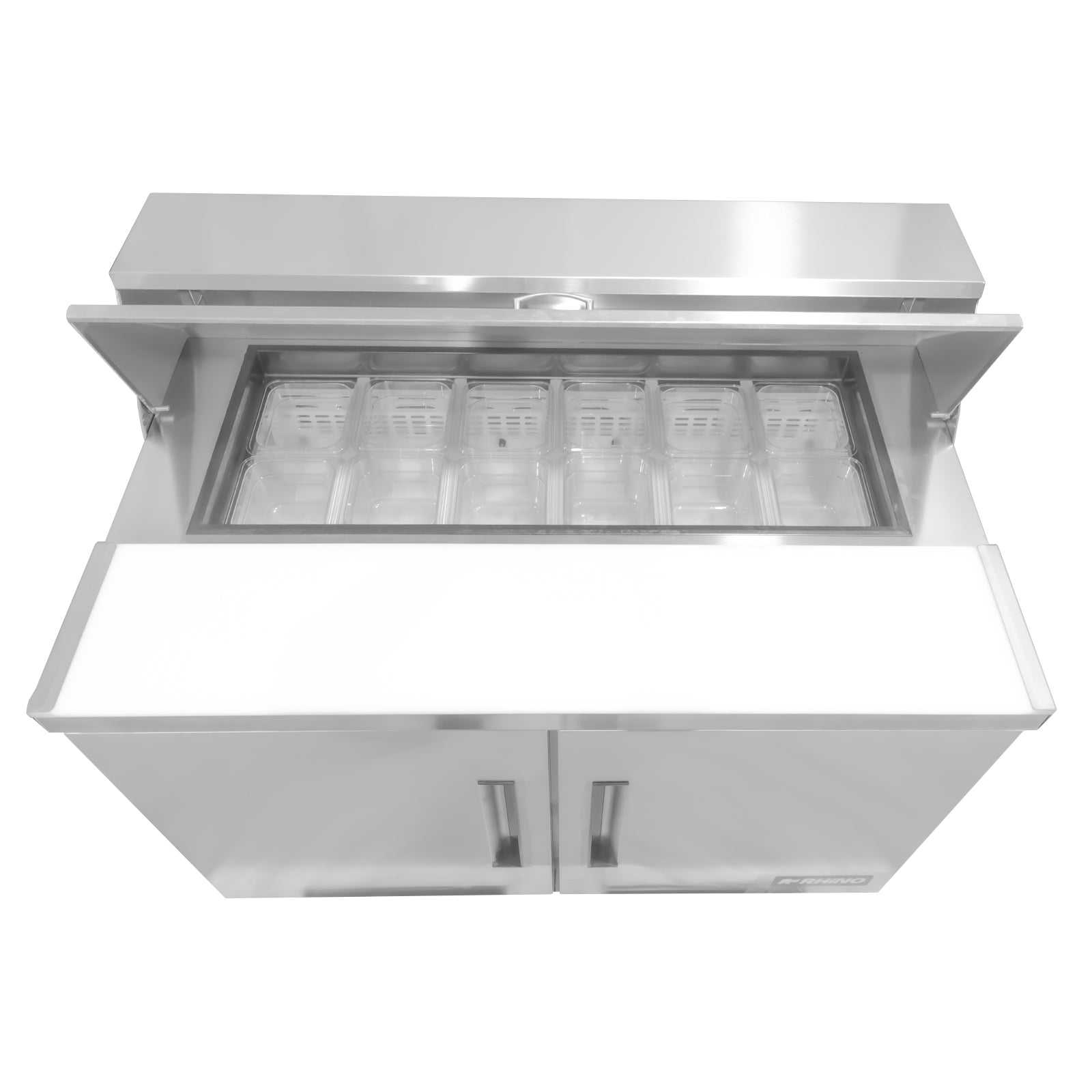 Rhino MERSAL-48 Mesa Refrigerada De Preparación 13.3 Pies