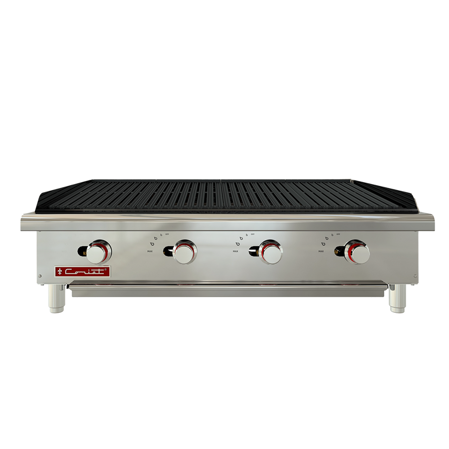 Asador a Gas 4 Quemadores, 4 Parrillas Reversibles Coriat ACV-4 MASTER DE MESA