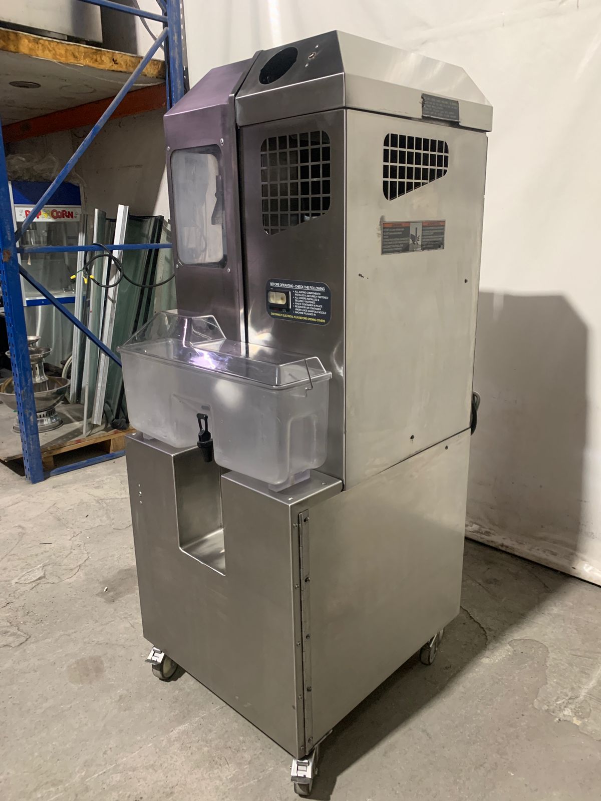 Extractor / Exprimidor de Jugo de Naranja Industrial POS-1 JBT / FMC (Reacondicionado)