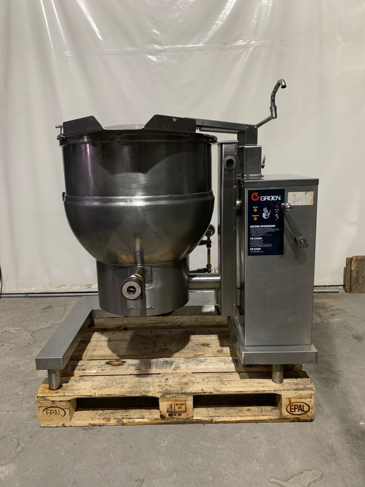 Marmita de Volteo 40 Galones Groen DHT/1-48 (Reacondicionado)