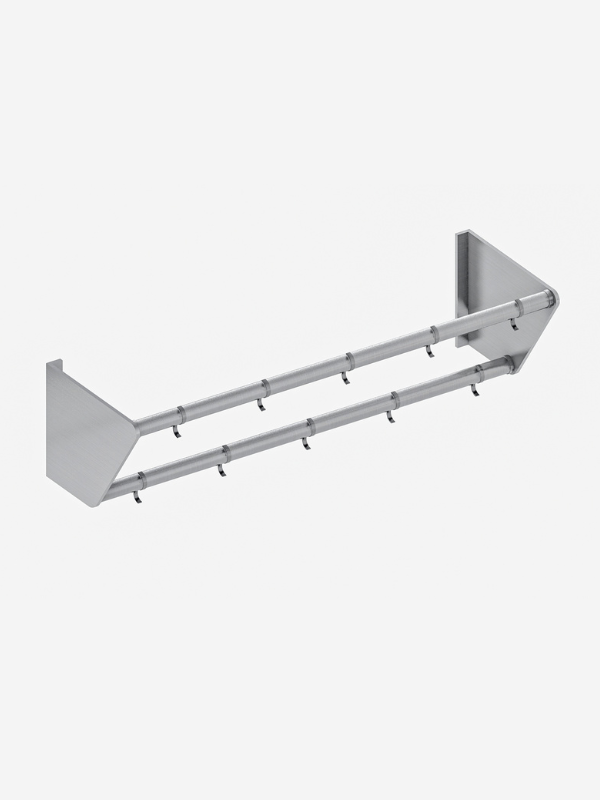 Garabato Para Ollas en Acero Inoxidable (180x40 x 30 cm) G-2