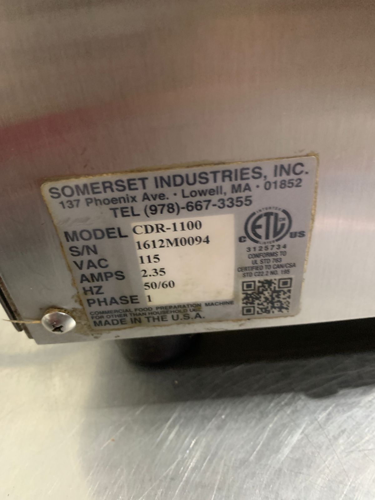 Roladora 11 Pulgadas Somerset Cdr1100 (Reacondicionado)