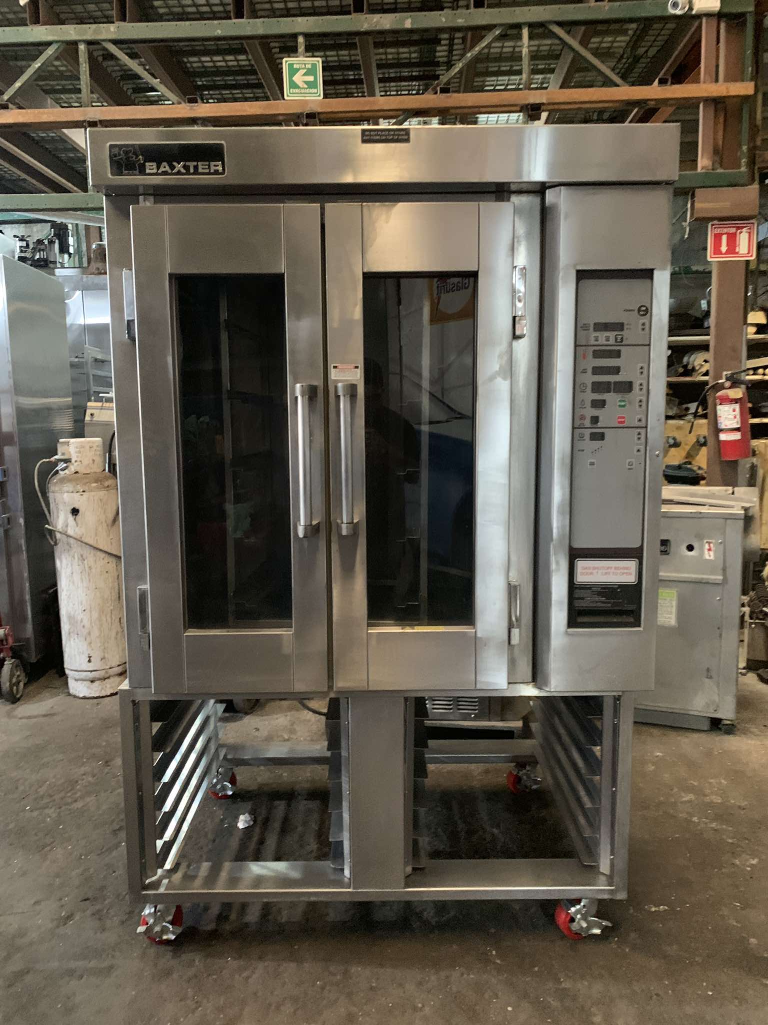 Horno Panadero 5 Charolas Giratorio Baxter OV300g Mini (Reacondicionado)