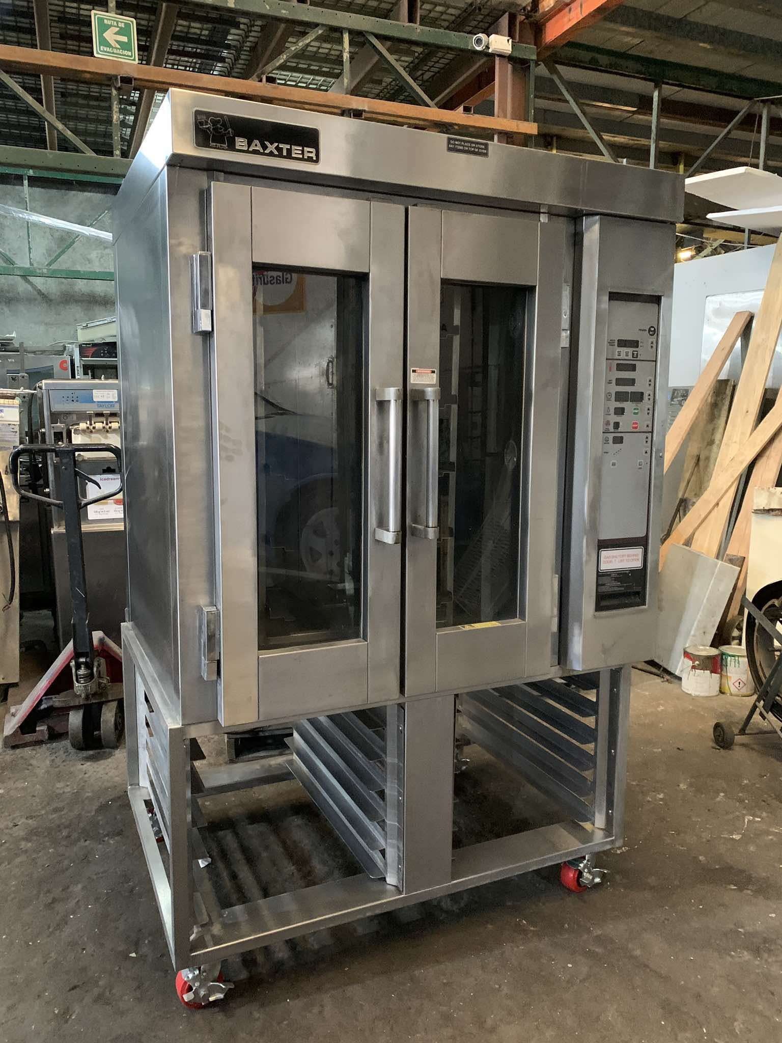 Horno Panadero 5 Charolas Giratorio Baxter OV300g Mini (Reacondicionado)