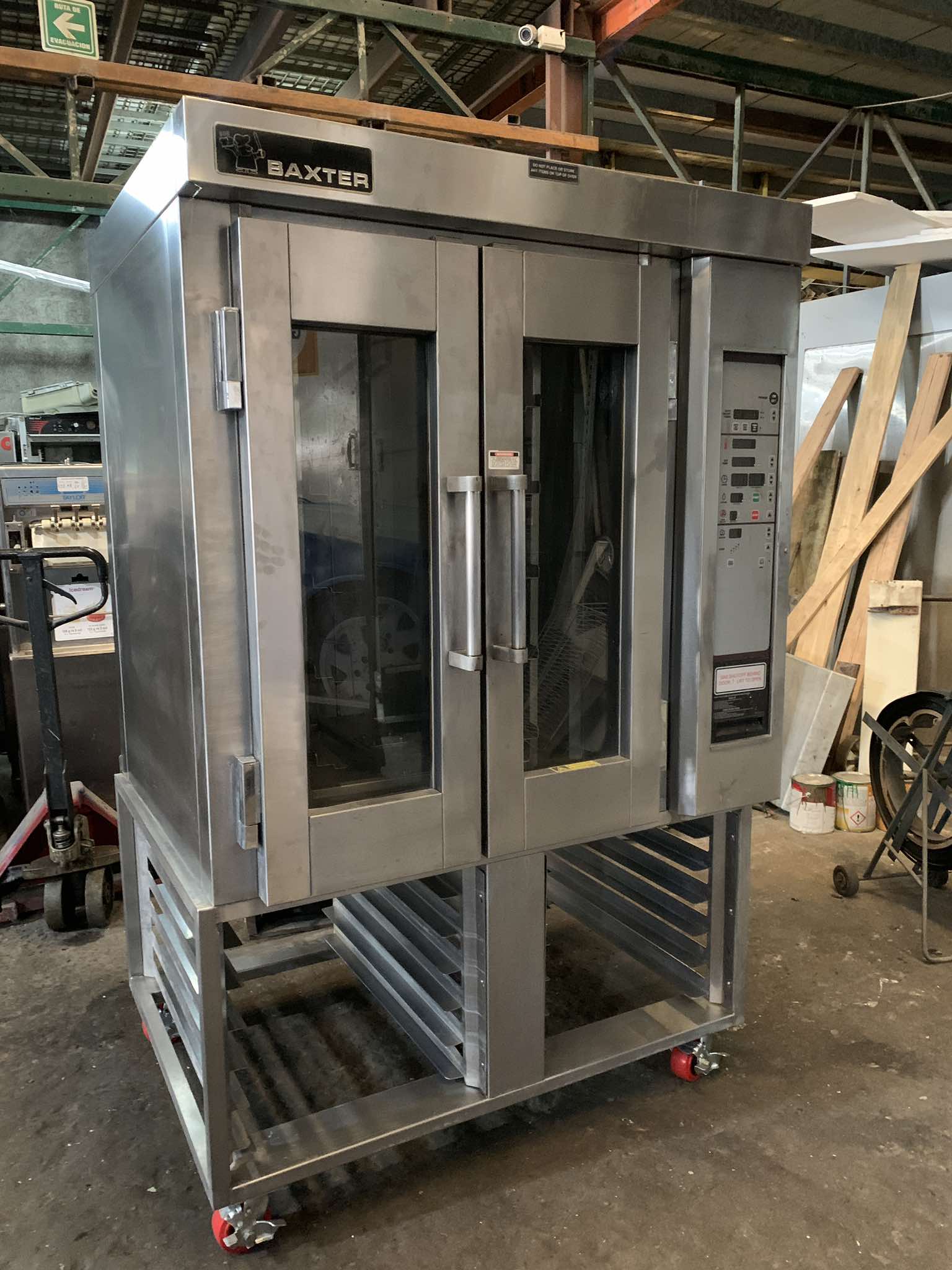 Horno Panadero 5 Charolas Giratorio Baxter OV300g Mini (Reacondicionado)