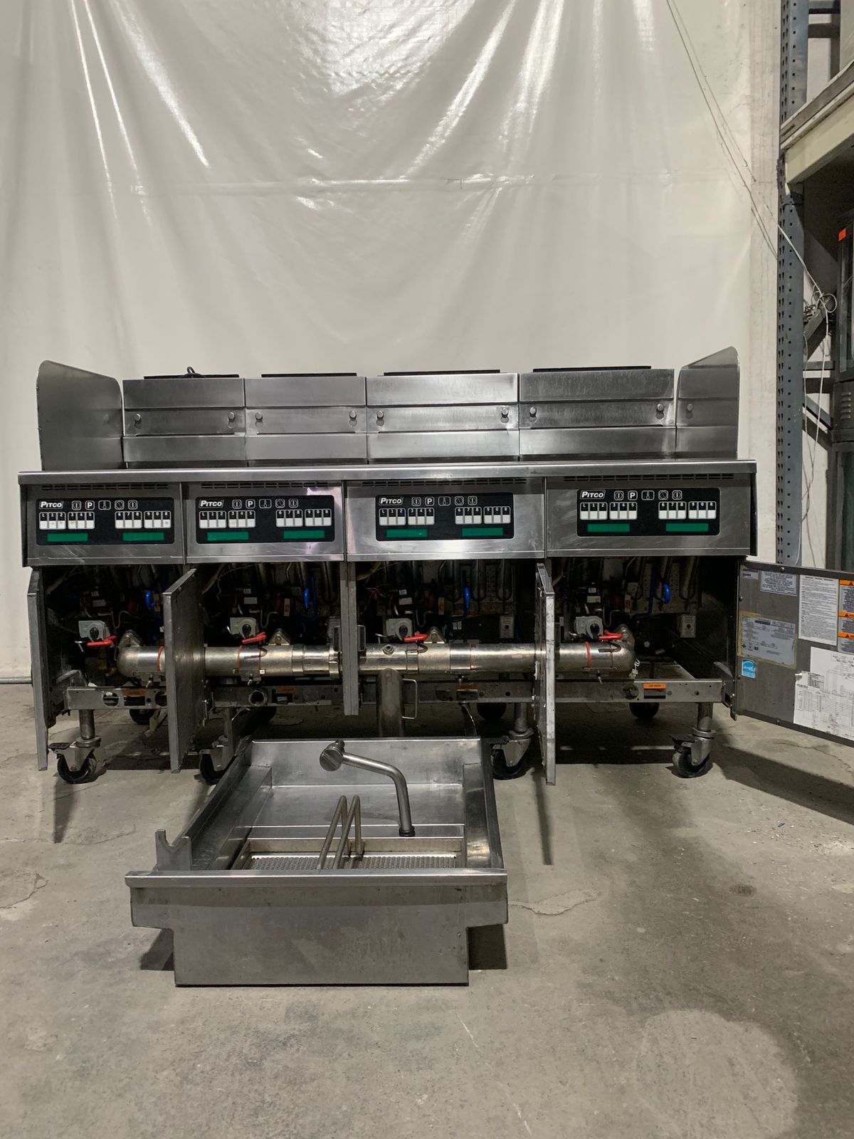 Freidora 4 Tinas Pitco SSH60/ SSH75 (Reacondicionado)