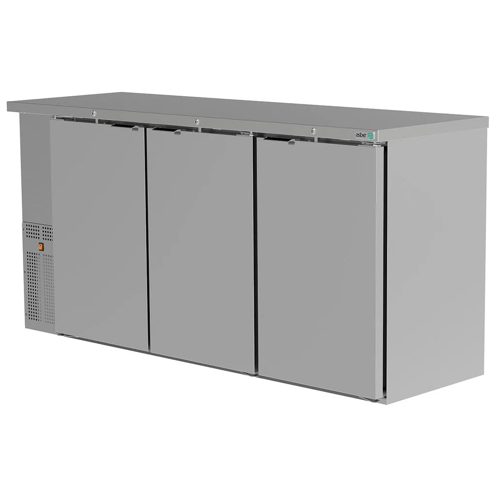 Asber ABBC-24-72-S HC Refrigerador de Contrabarra 3 Puertas