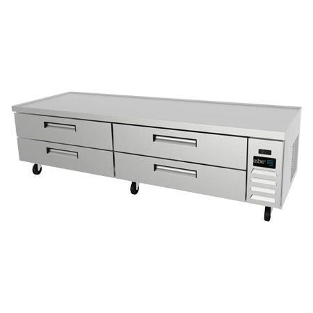 Asber ACBR-84 HC Base de Chef Refrigerada Para 10 Insertos 115v/60Hz