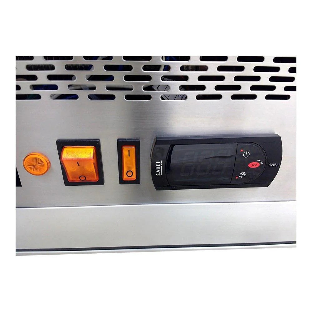 Asber ACTC-69 HC Vitrina Refrigerada para Sushi o Ingredientes de Mesa 8 1/3