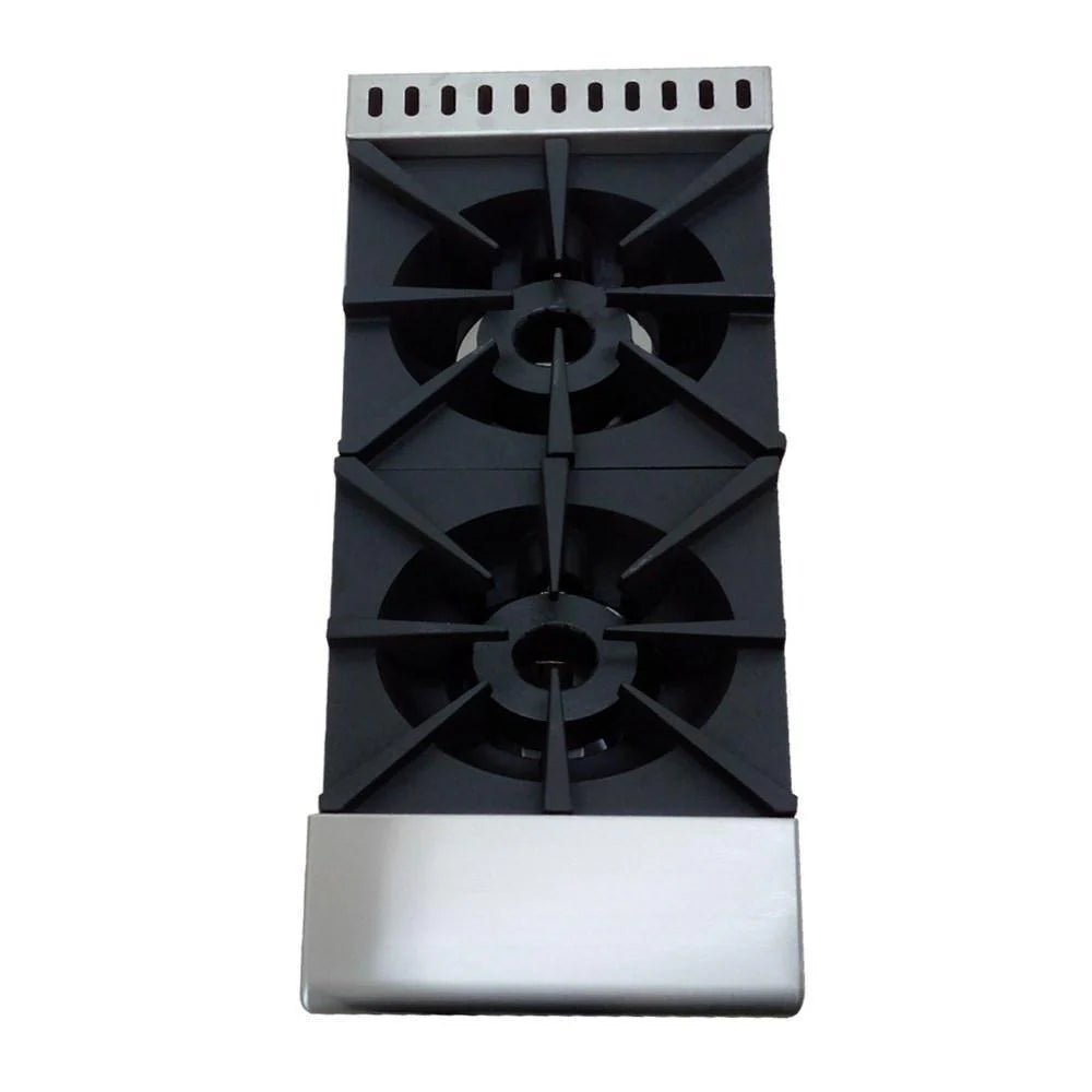 Asber AEHP-2-12 Parrilla a Gas 2 Fuegos