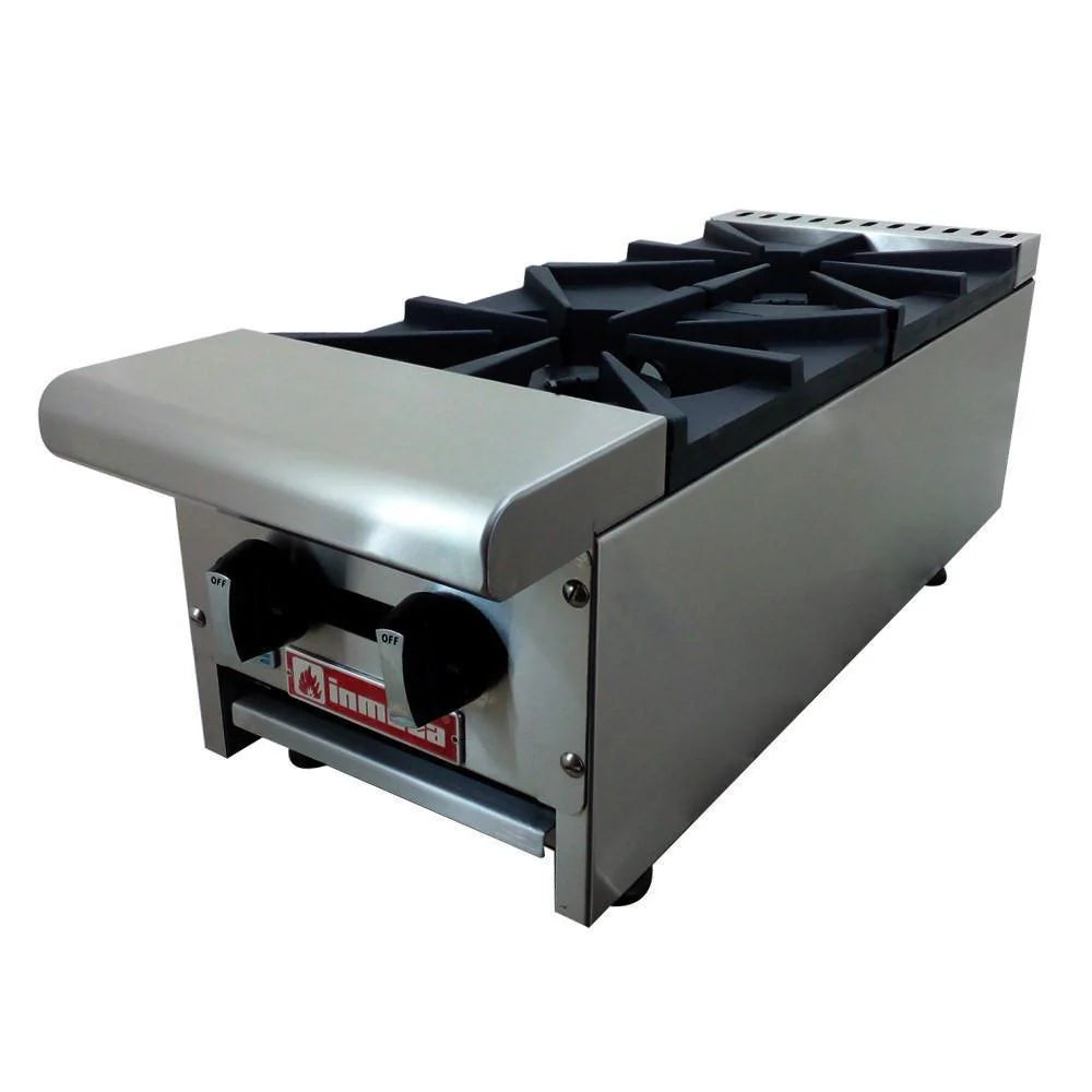 Asber AEHP-2-12 Parrilla a Gas 2 Fuegos