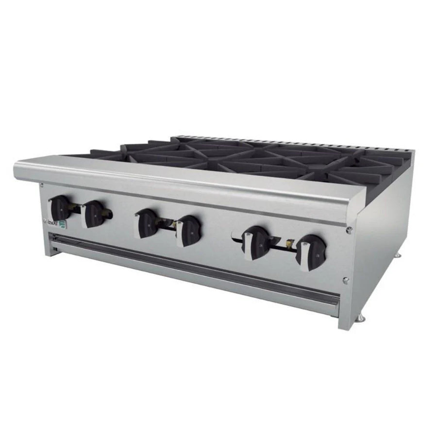 Parrilla 6 Quemadores Asber AEHP-6-36