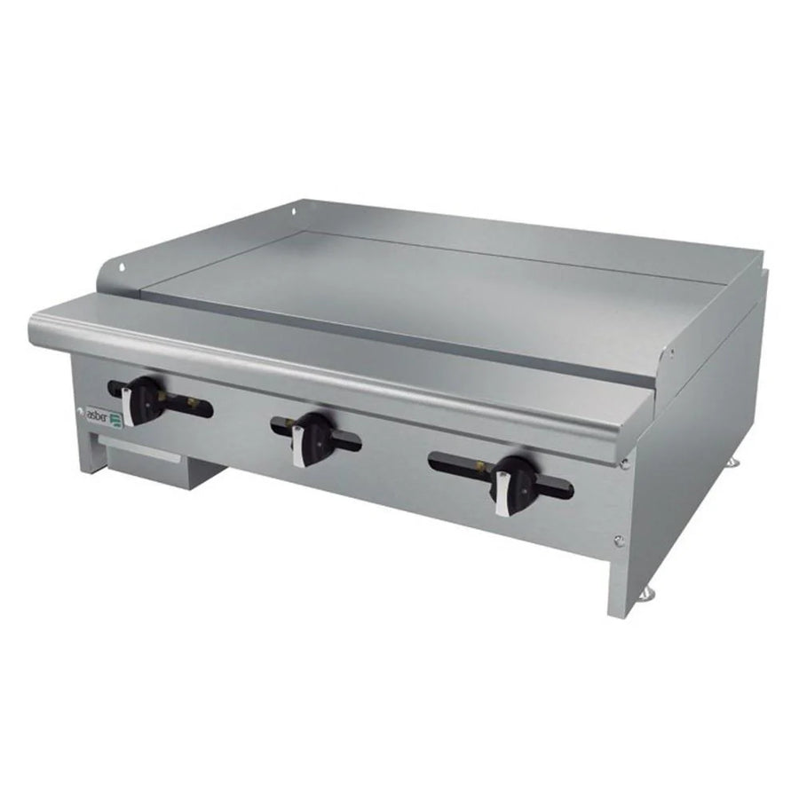 Plancha 3 Quemadores Asber AEMG-36-H LPG