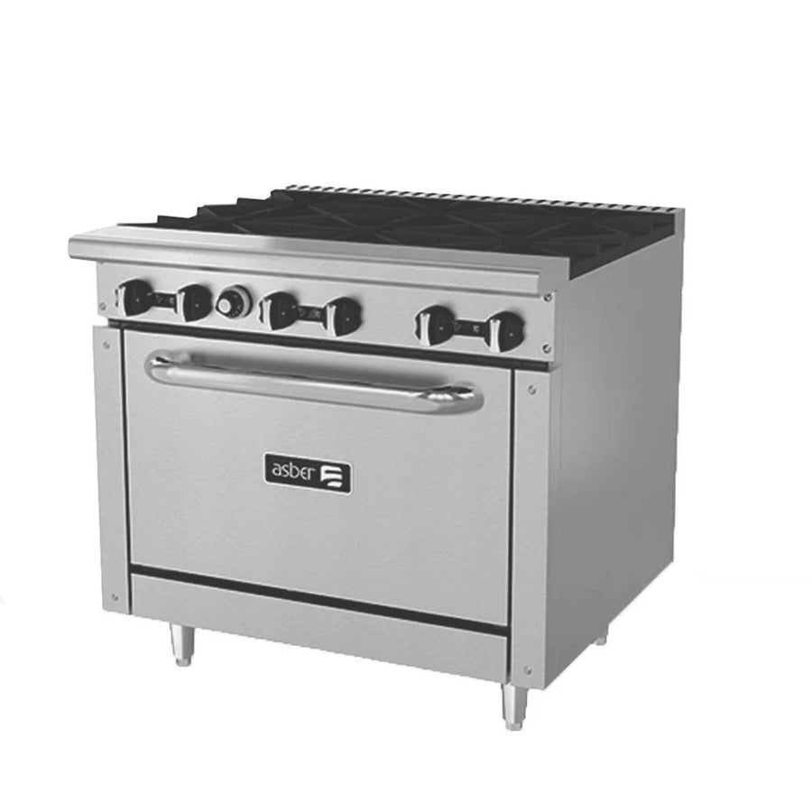 Estufa 6 Quemadores Asber AER-6-36