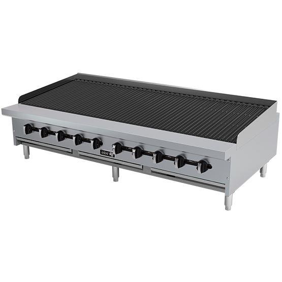 Asber AERB-60 Asador a Gas con Cercha Perimetral Radiante 10 Quemadores