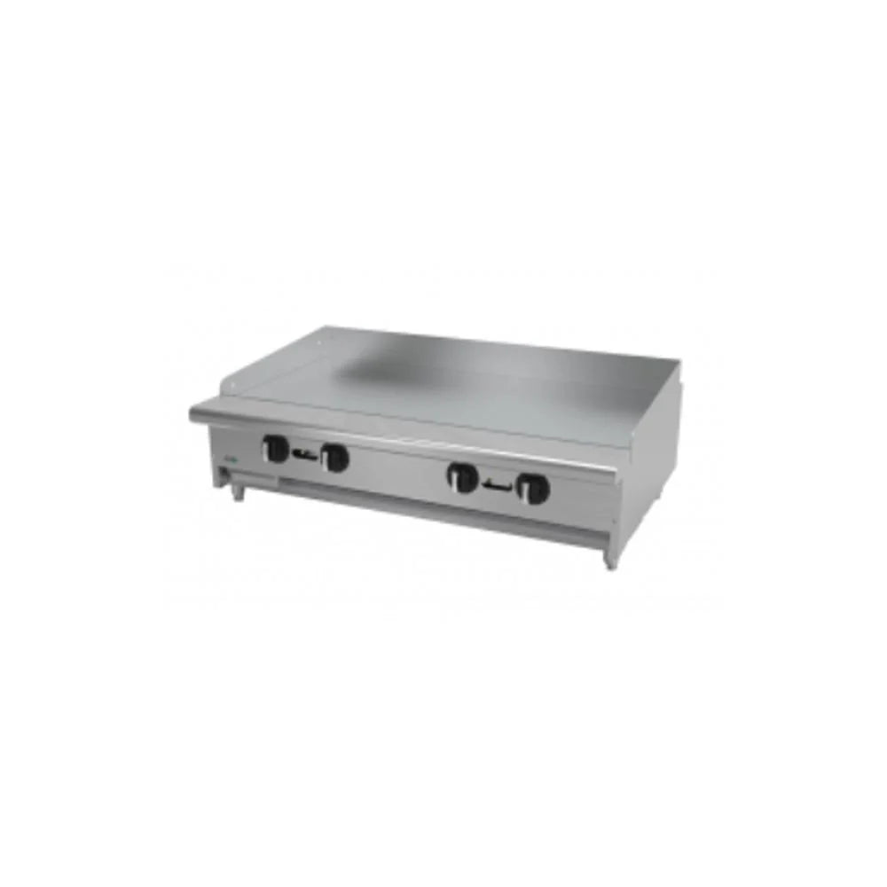 Asber AETG-48-H LPG Plancha Lisa A Gas LP Termostatica 5 Quemadores Tipo U