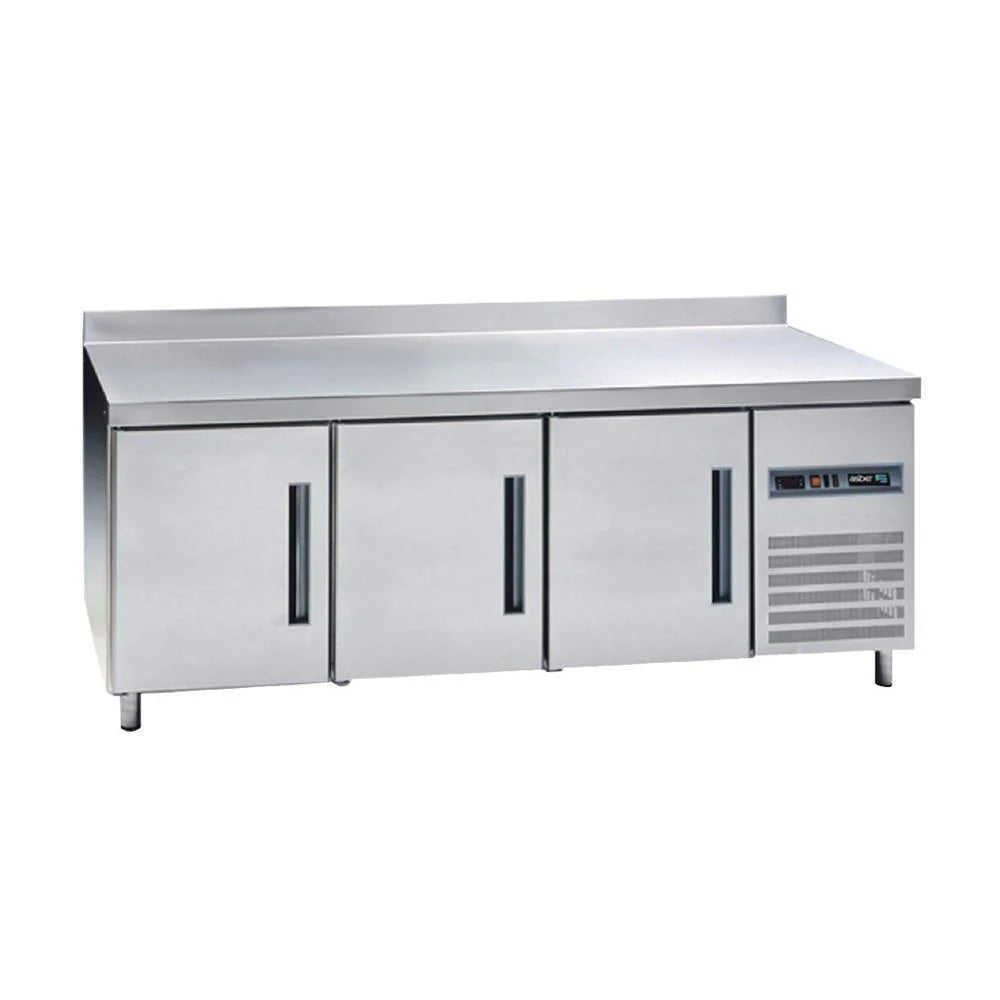 Asber ASTF-79 HC Mesa Refrigerada Congelador 3 Puertas Solidas