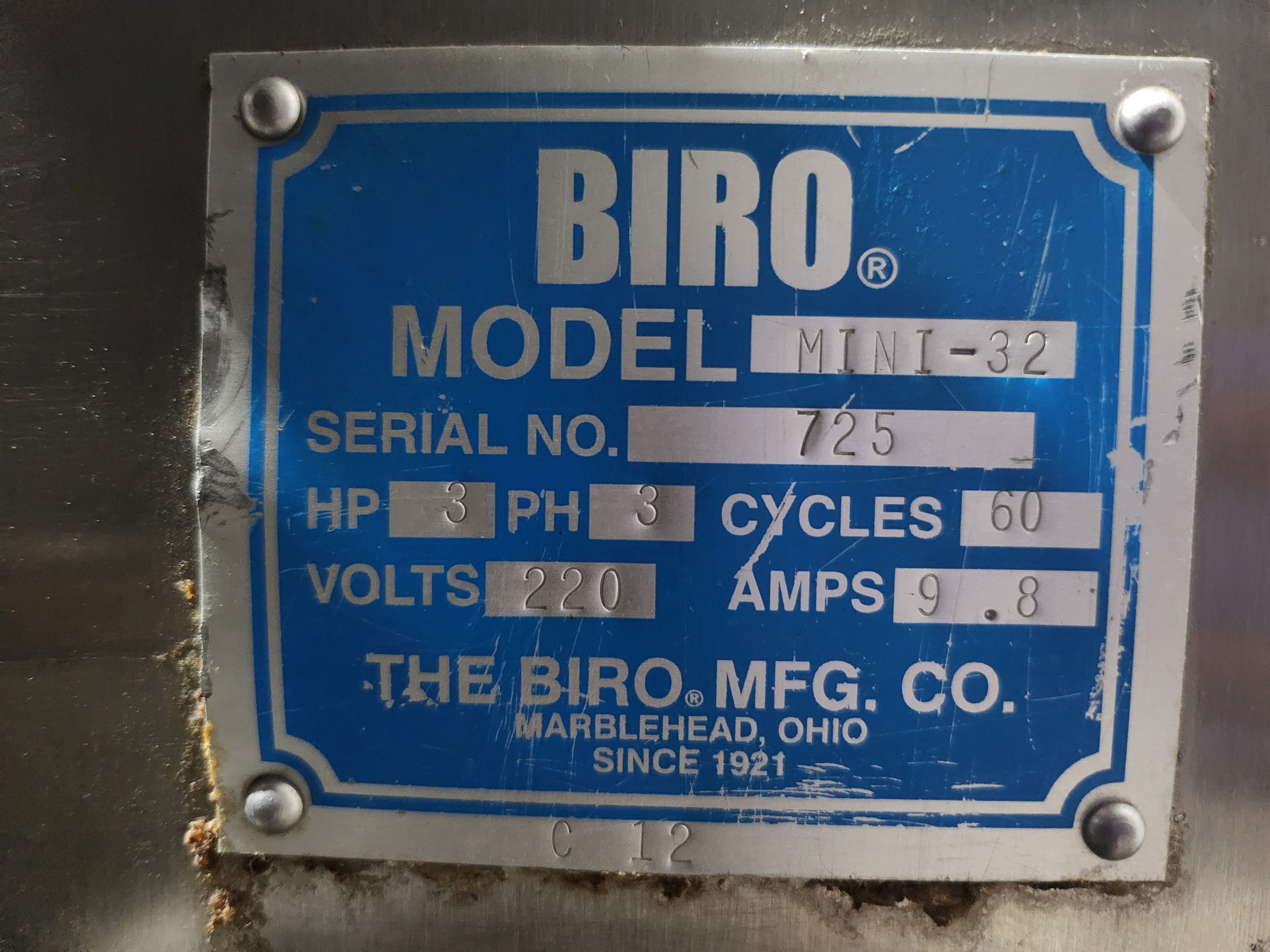 Molino Boludo Biro 3 Hp Mini-32 (Reacondicionado)