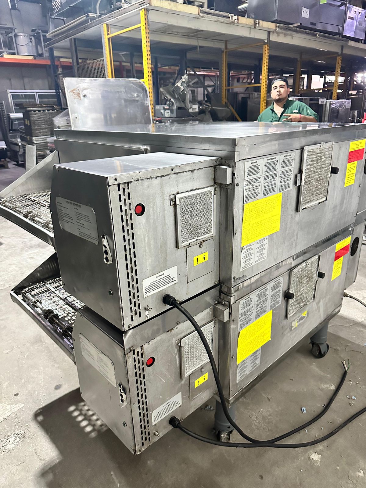 Horno Doble de Banda 24 Pulgadas Middleby Marshall ps638g (Reacondicionado)