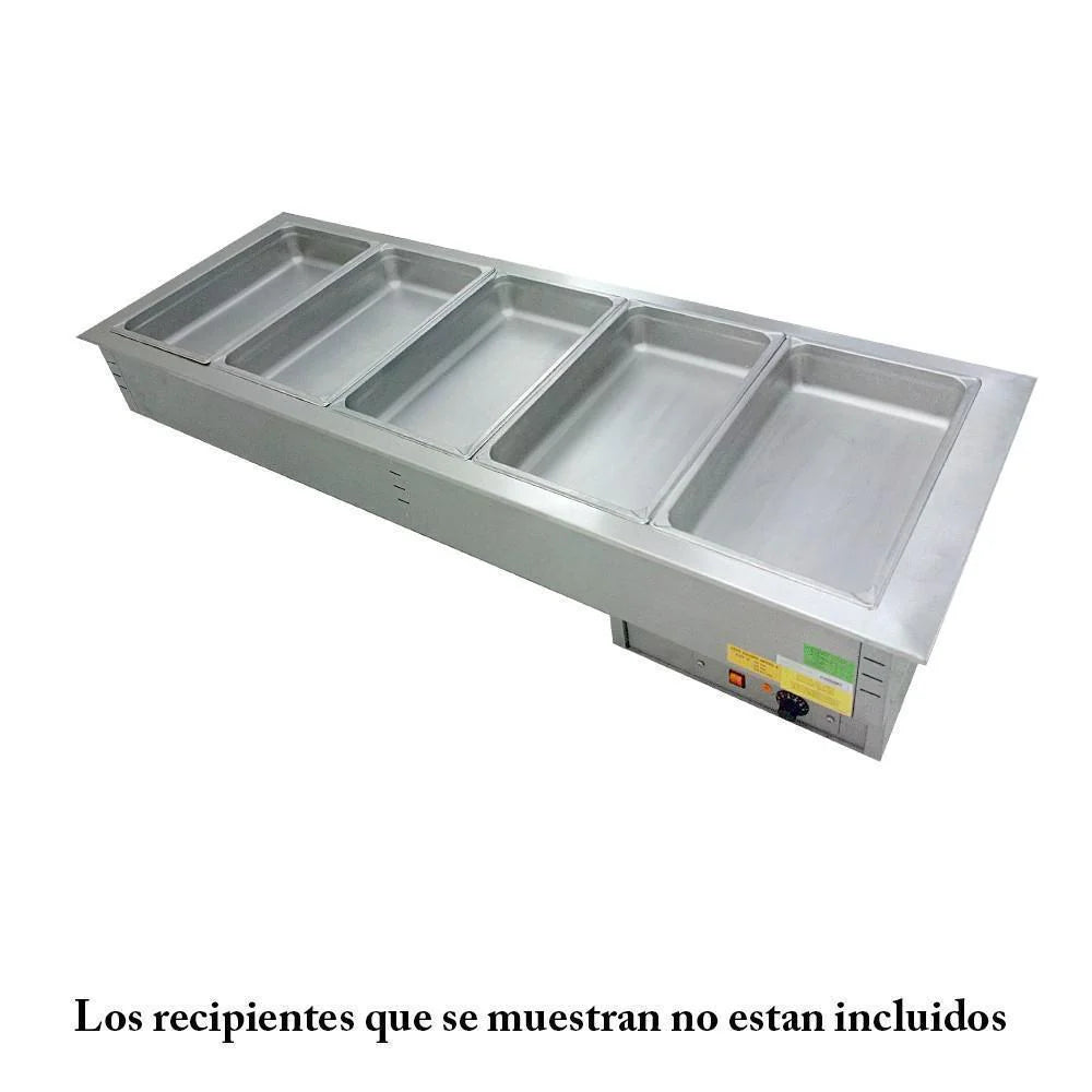 Edesa DBM-511-S-W Baño María Eléctrico 5 Enteros Acero Inoxidable 220 V