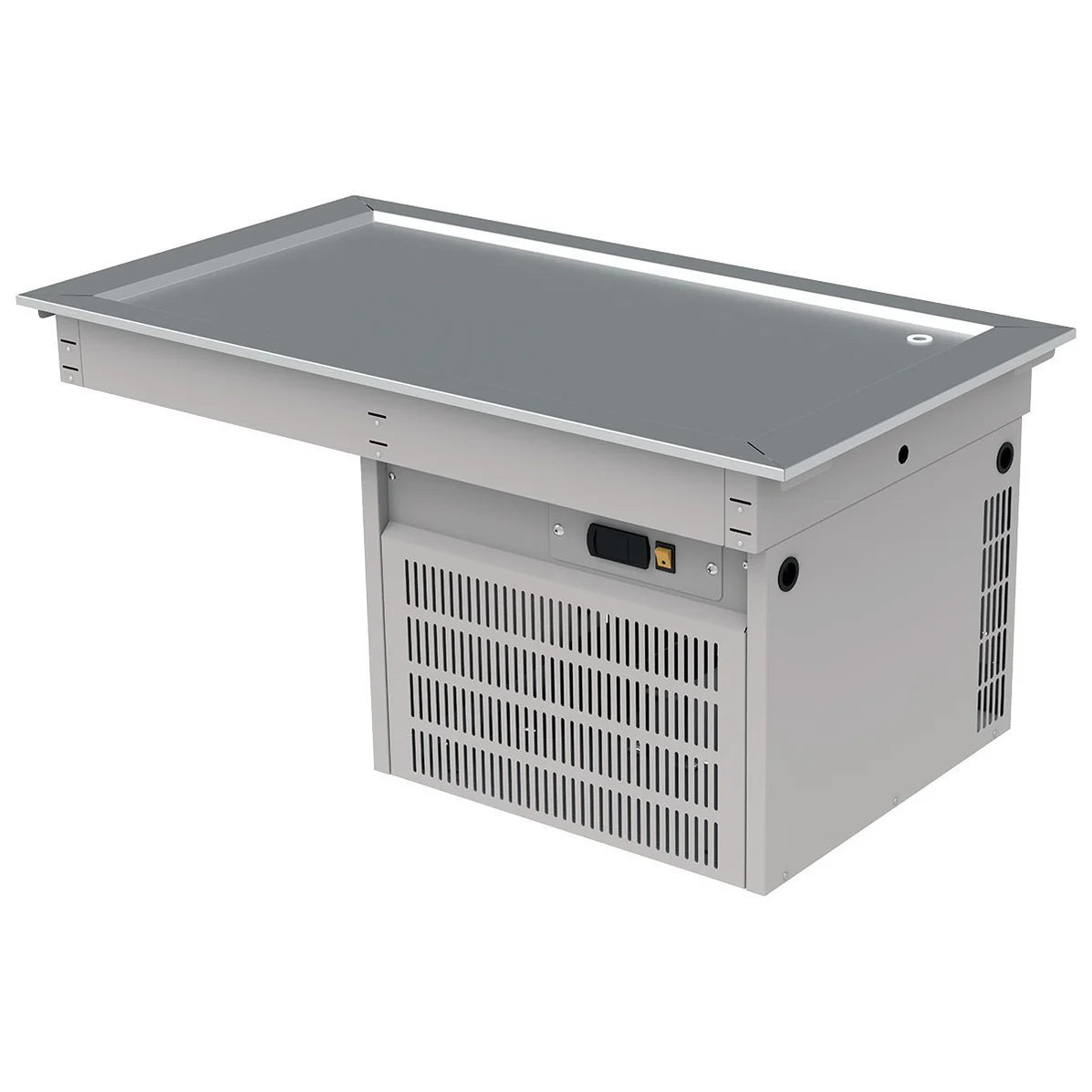 Edesa DRFP-511-CU Mesa fría con Placa Refrigerada 5 Enteros 110V