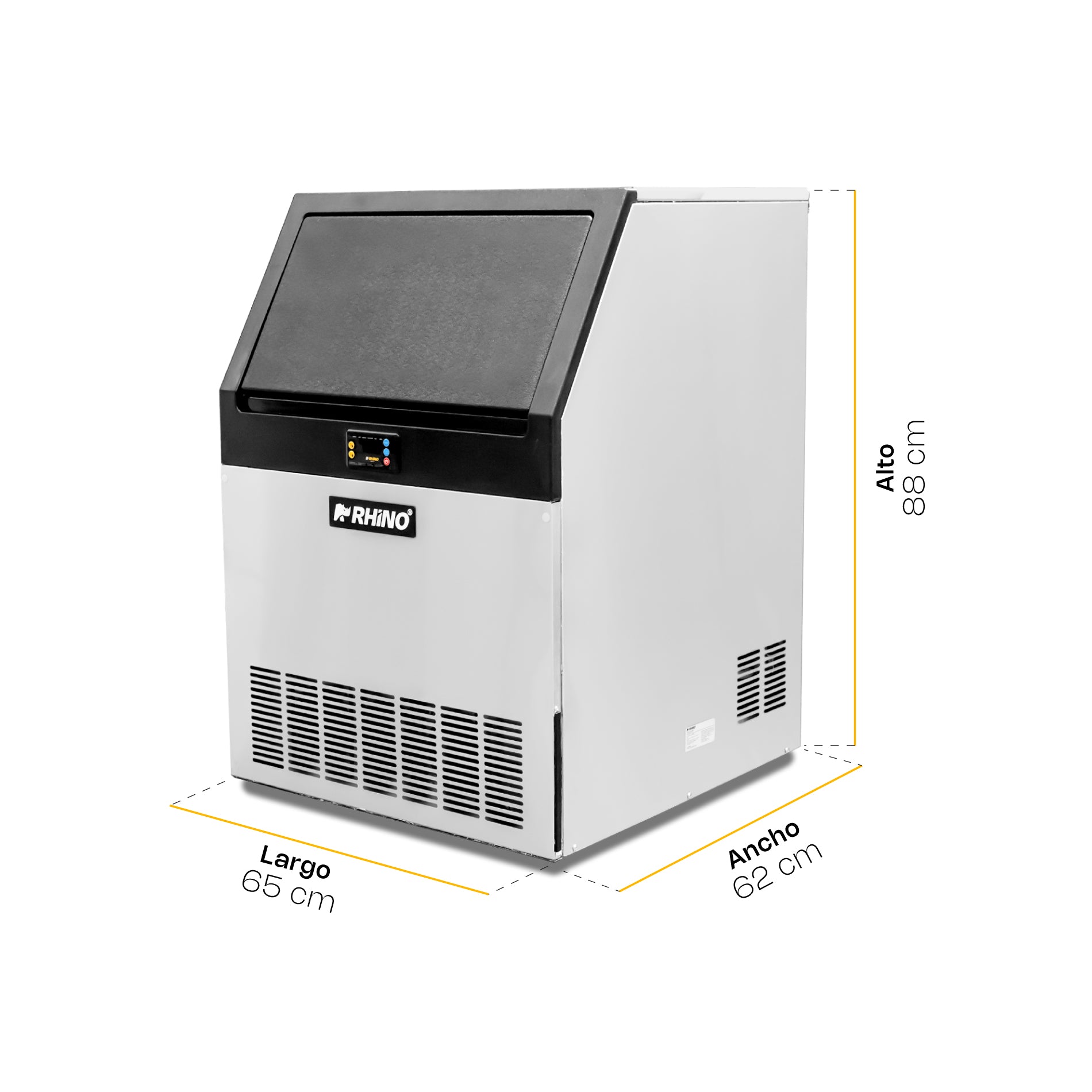Rhino FAHIEL-90 Fabrica De Hielo 91Kg / 24Hr 480 W 115V