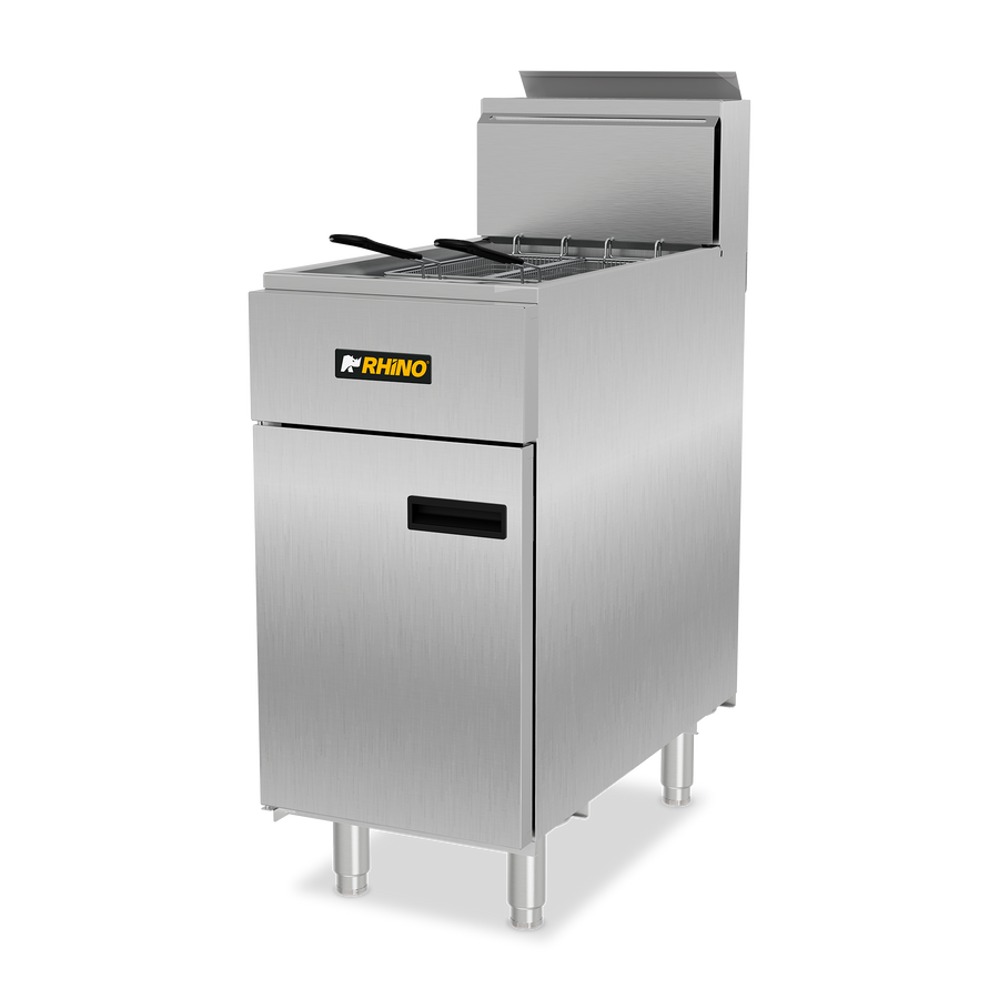 Rhino FREI-24GN Freidora De Gas Natural 24 L