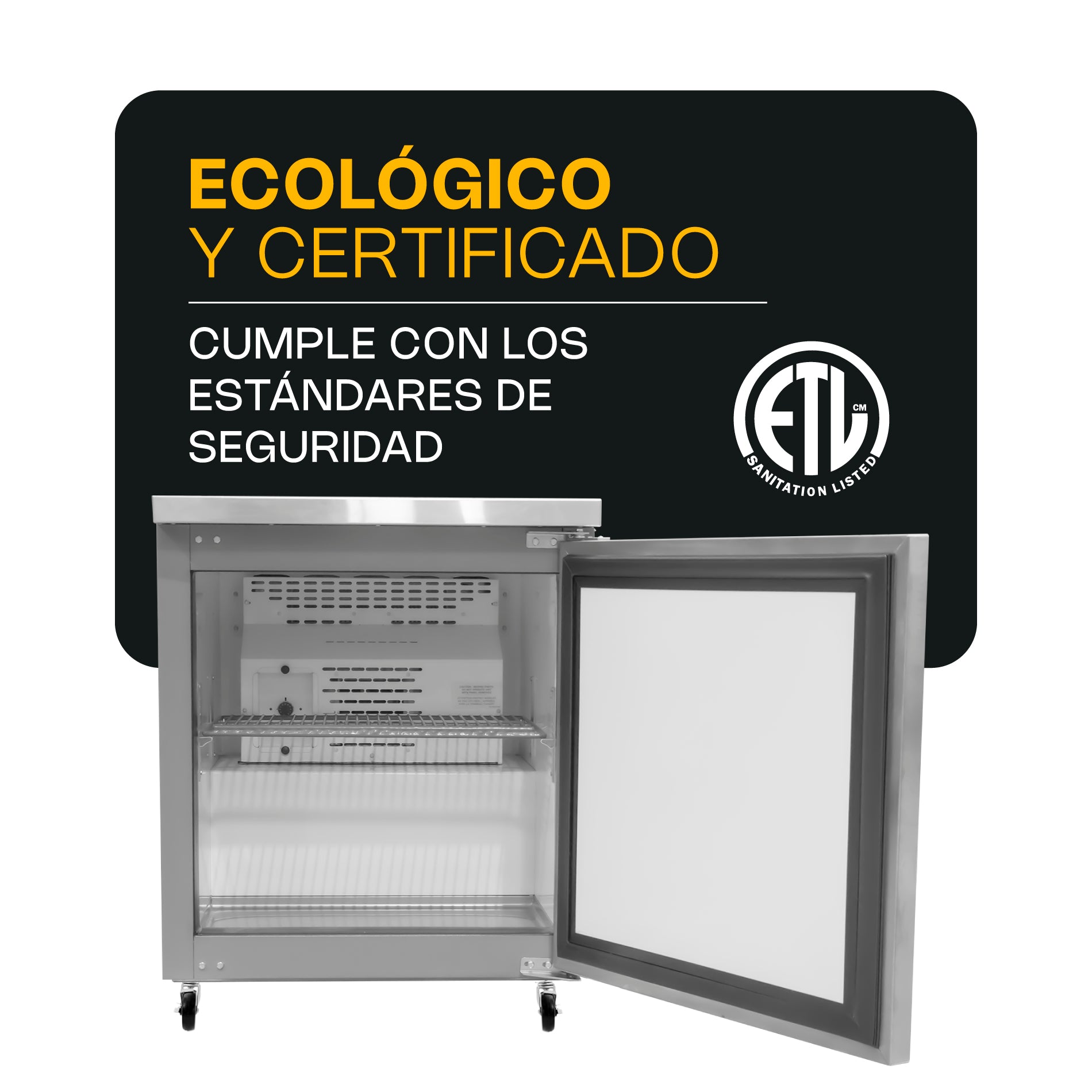 Rhino MERBAJ-27 Mesa Refrigerada Bajo Barra 6.9 Pies