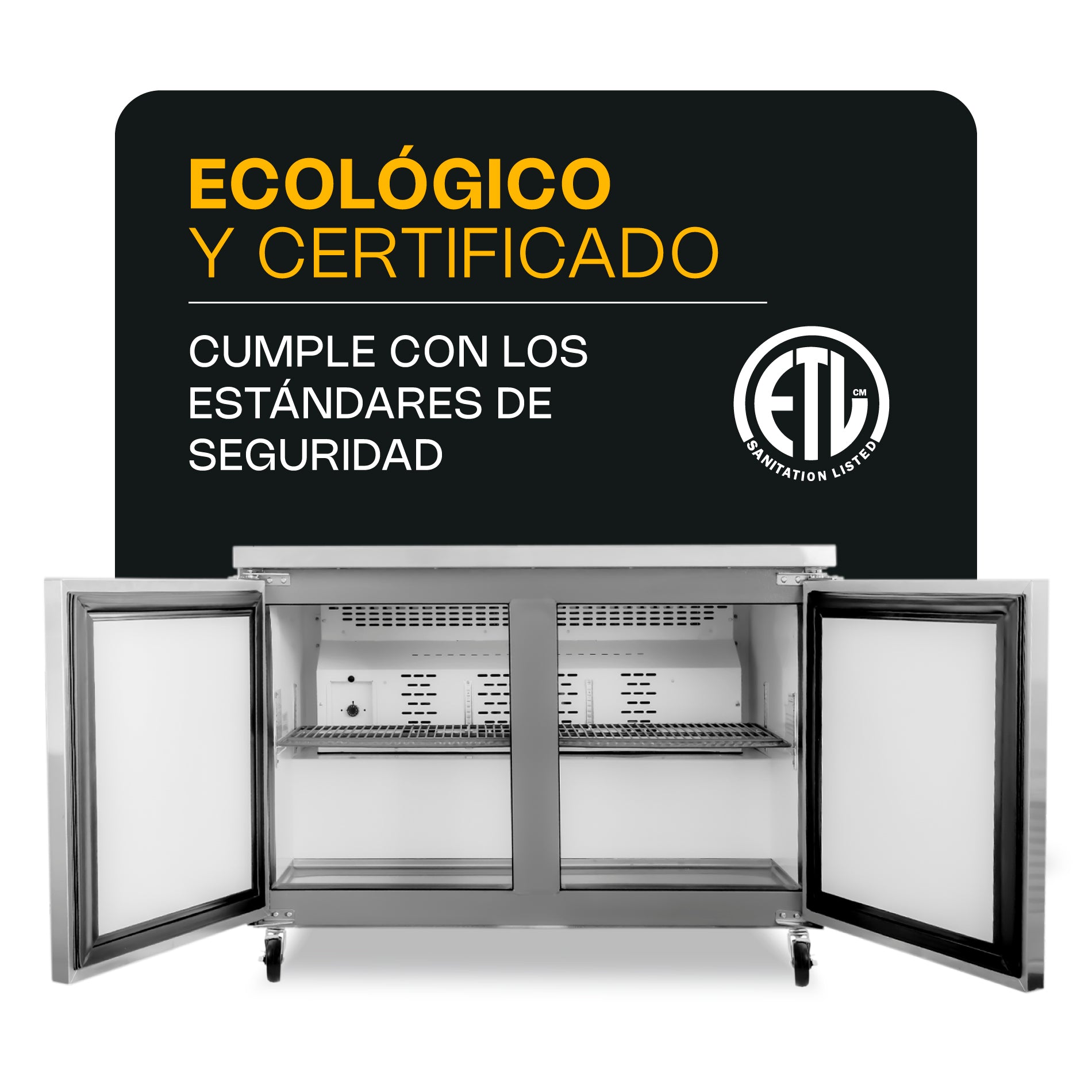 Rhino MERBAJ-48 Mesa Refrigerada Bajo Barra 13.3 Pies