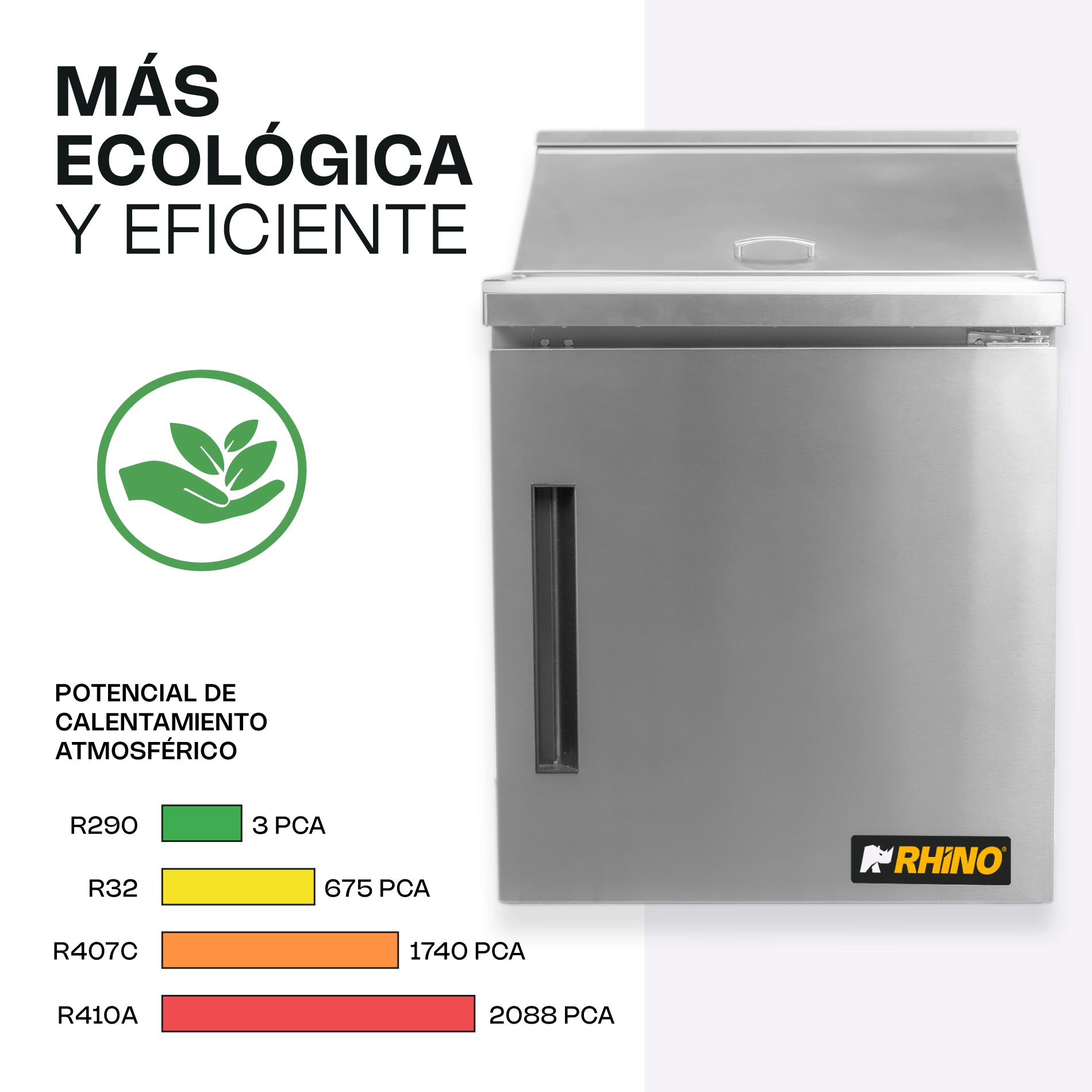 Rhino MERSAL-27 Mesa Refrigerada De Preparación 6.9 Pies