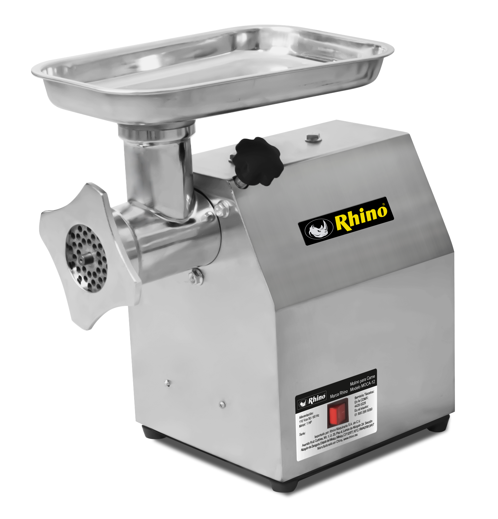Rhino MOCA-12 Molino Carne 1 Hp