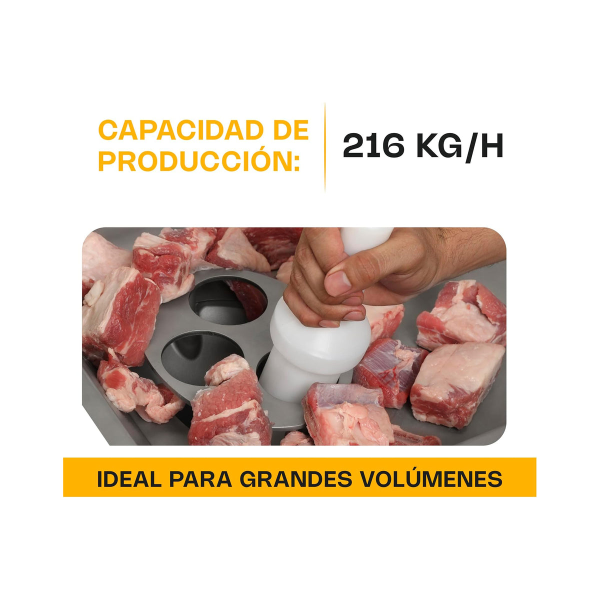Molino Embutidor 2 HP Rhino MOLEM-22M2 · vista 6