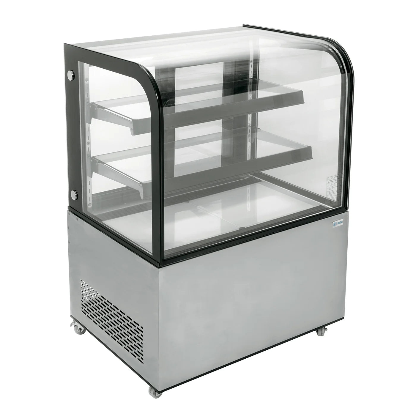 Migsa ARC-270Y Vitrina Refrigerada De Piso Con Cristal Curvo 270 L 490W 110V