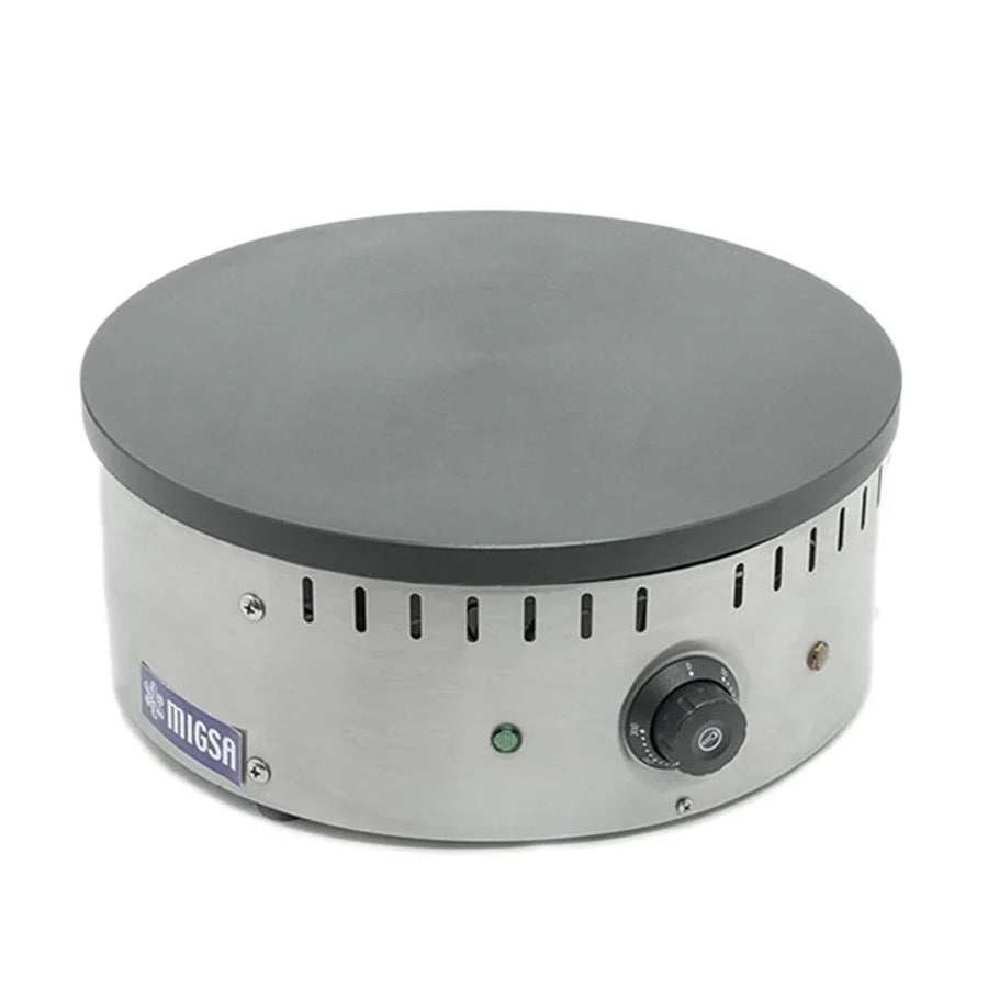 CM-003 MIGSA CREPERA CIRCULAR ELÉCTRICA 40 CM 1,800 W DE 50 A 300 °C