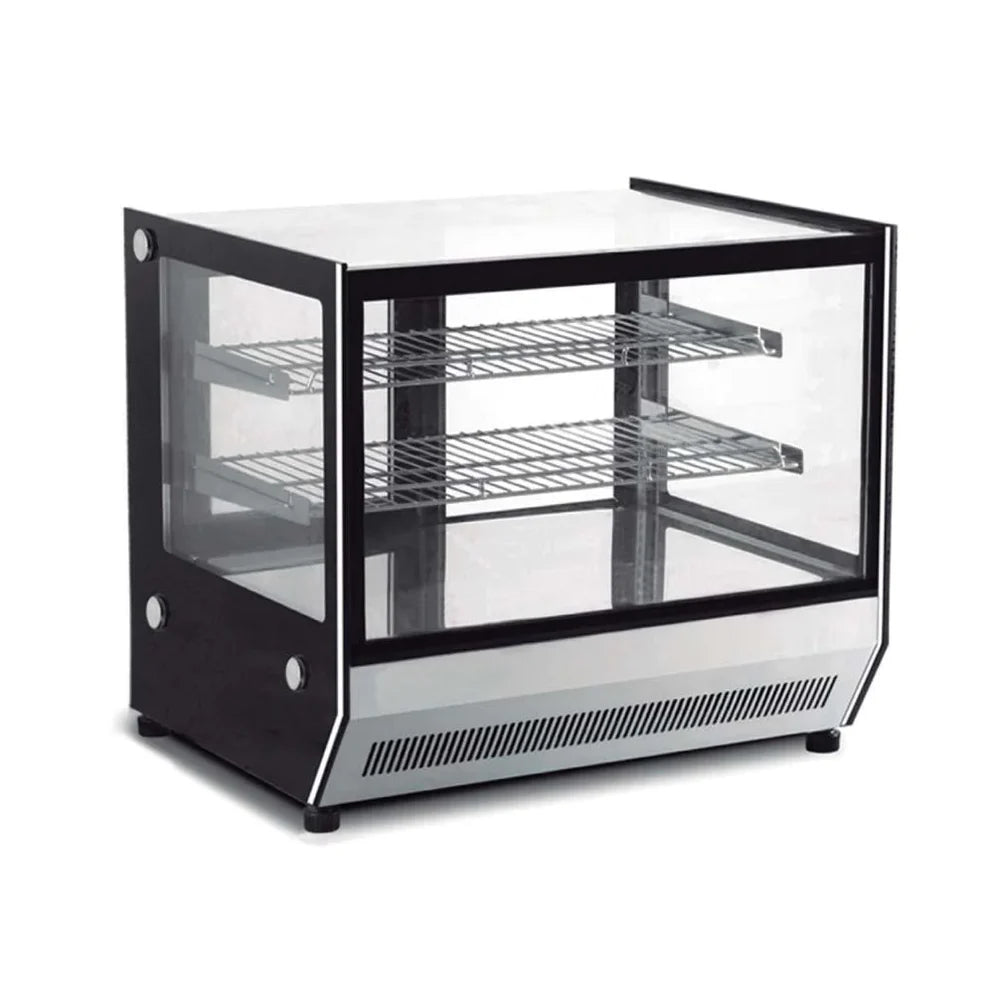 GN-1200HRT MIGSA VITRINA CALIENTE SOBRE MOSTRADOR DE CRISTAL RECTO DE 120 CM DE FRENTE