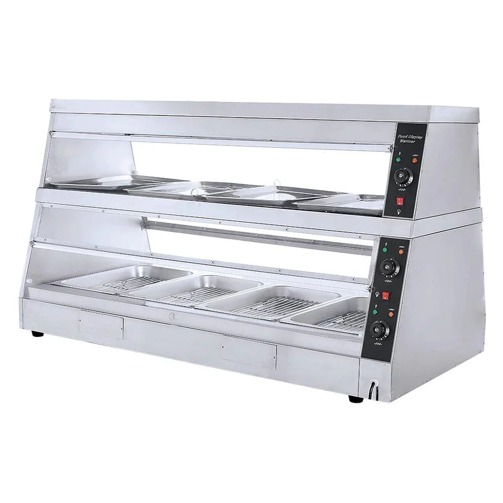 HW-6P MIGSA VITRINA CALIENTE DE 2 NIVELES DE DOBLE EXHIBICIÓN