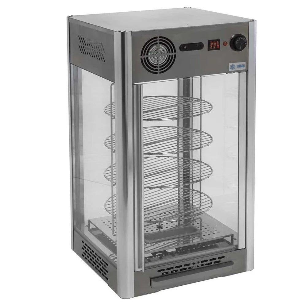 Migsa RTR-108L Exhibidor Y Calentador De Pizza 1,200W 110V