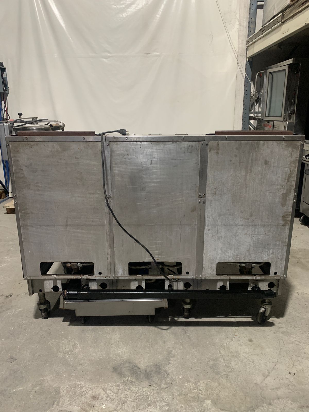 Freidora 2 Tinas Pitco con escurridor y cajón filtrador (Reacondicionado)