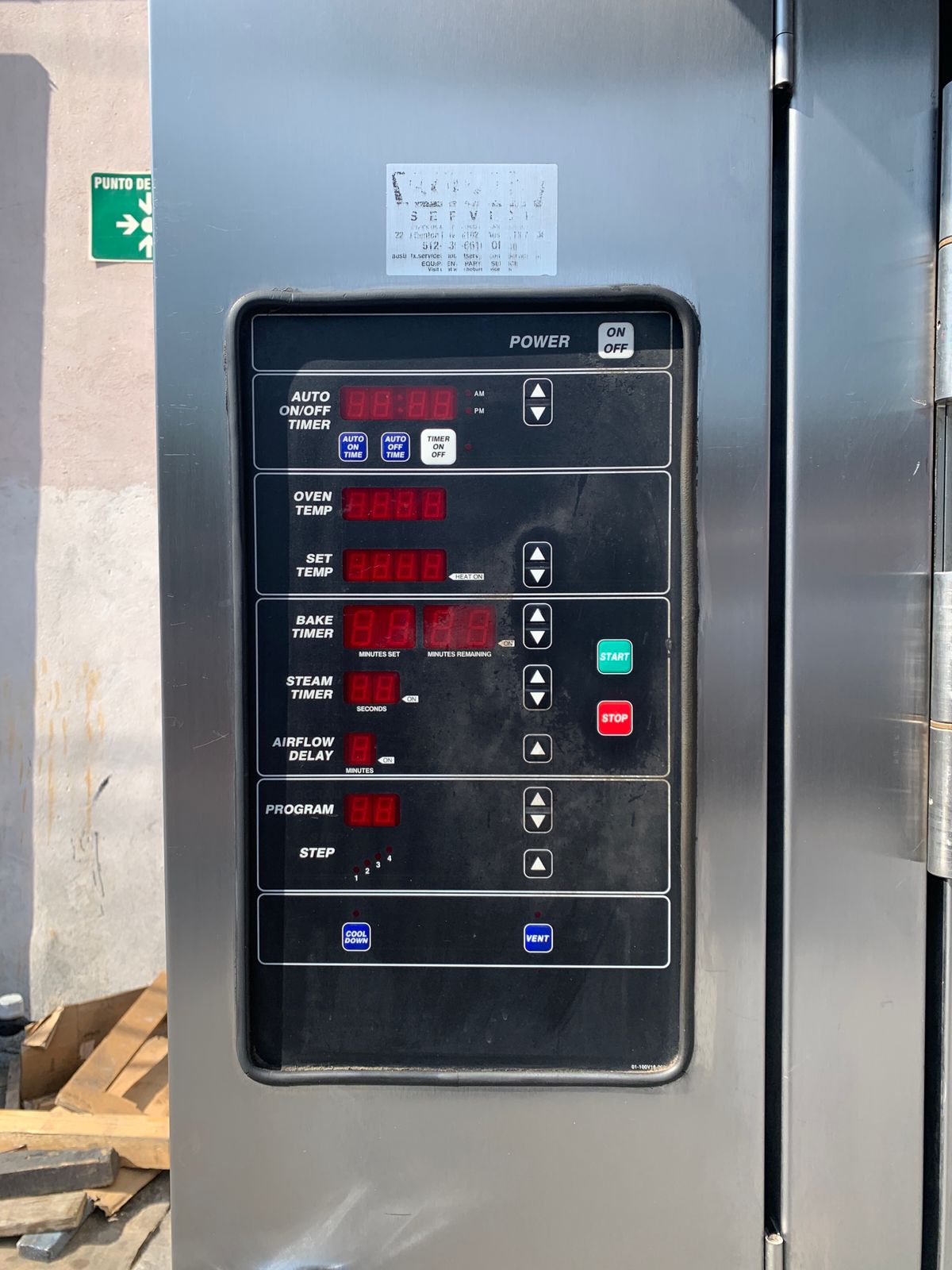 Horno Panadero 18 Charolas Giratorio Hobart HBA1E (Reacondicionado)