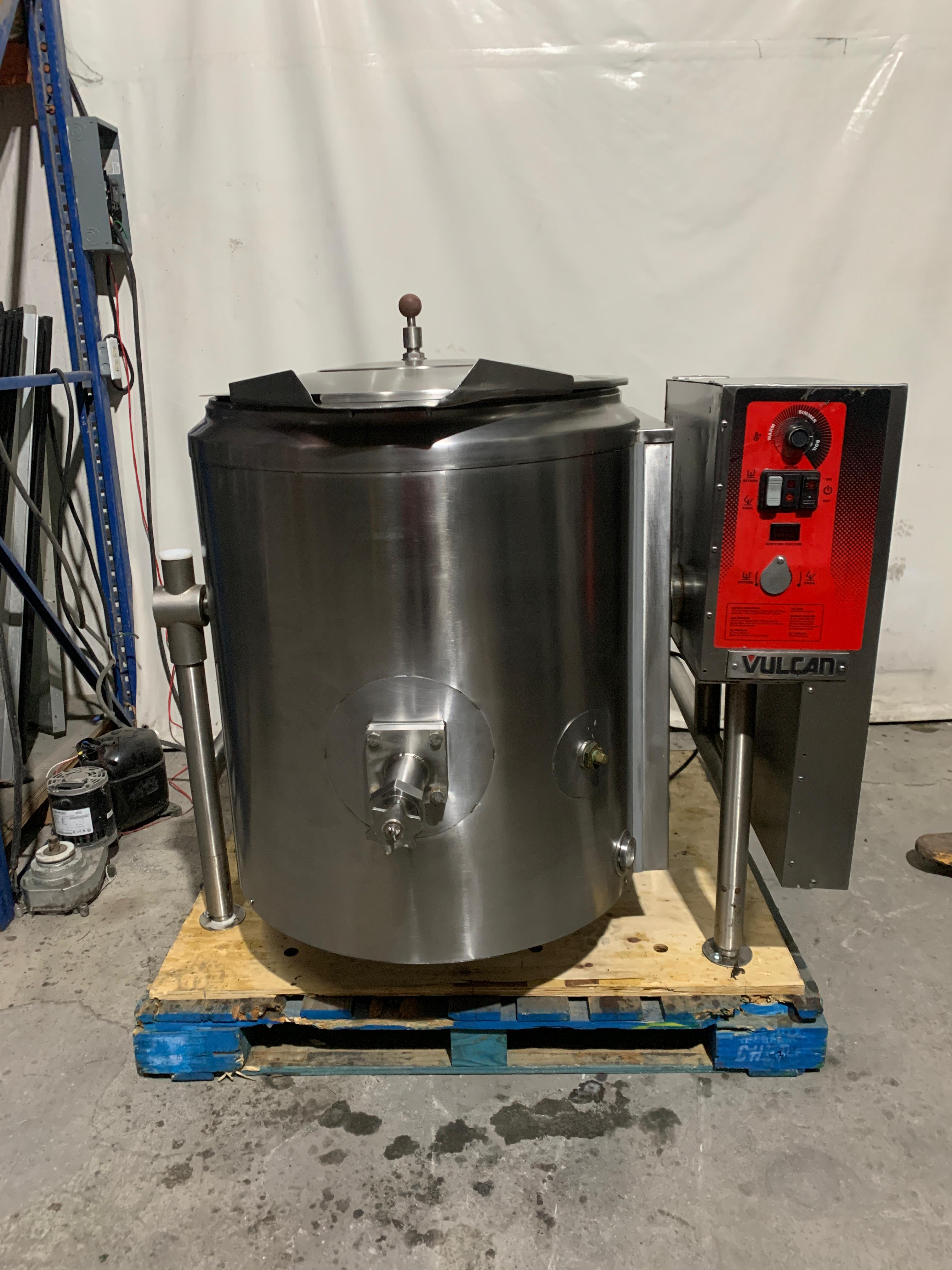 Marmita de Volteo Vulcan K40GLT 40 Galones (Reacondicionado)