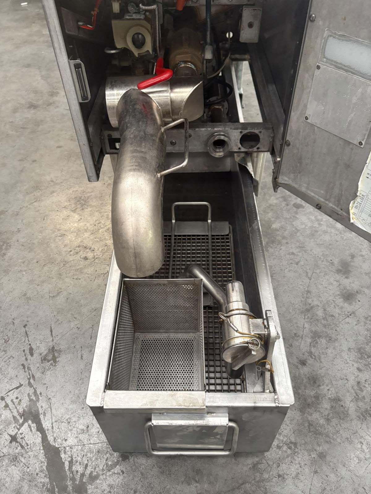 Freidora a Gas con Carrito Filtrador Pitco SFSSH55 Solstice Supreme (Reacondicionado)