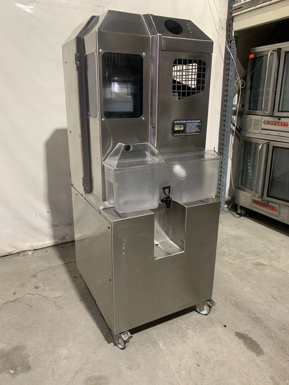 Extractor / Exprimidor de Jugo de Naranja Industrial POS-1 JBT / FMC (Reacondicionado)