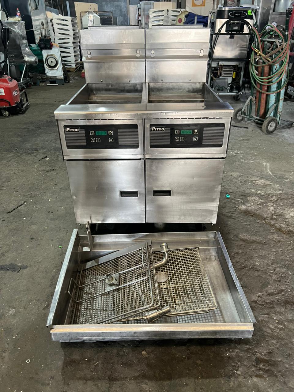 Freidora 2 Tinas Pitco SSH55 (Reacondicionado)