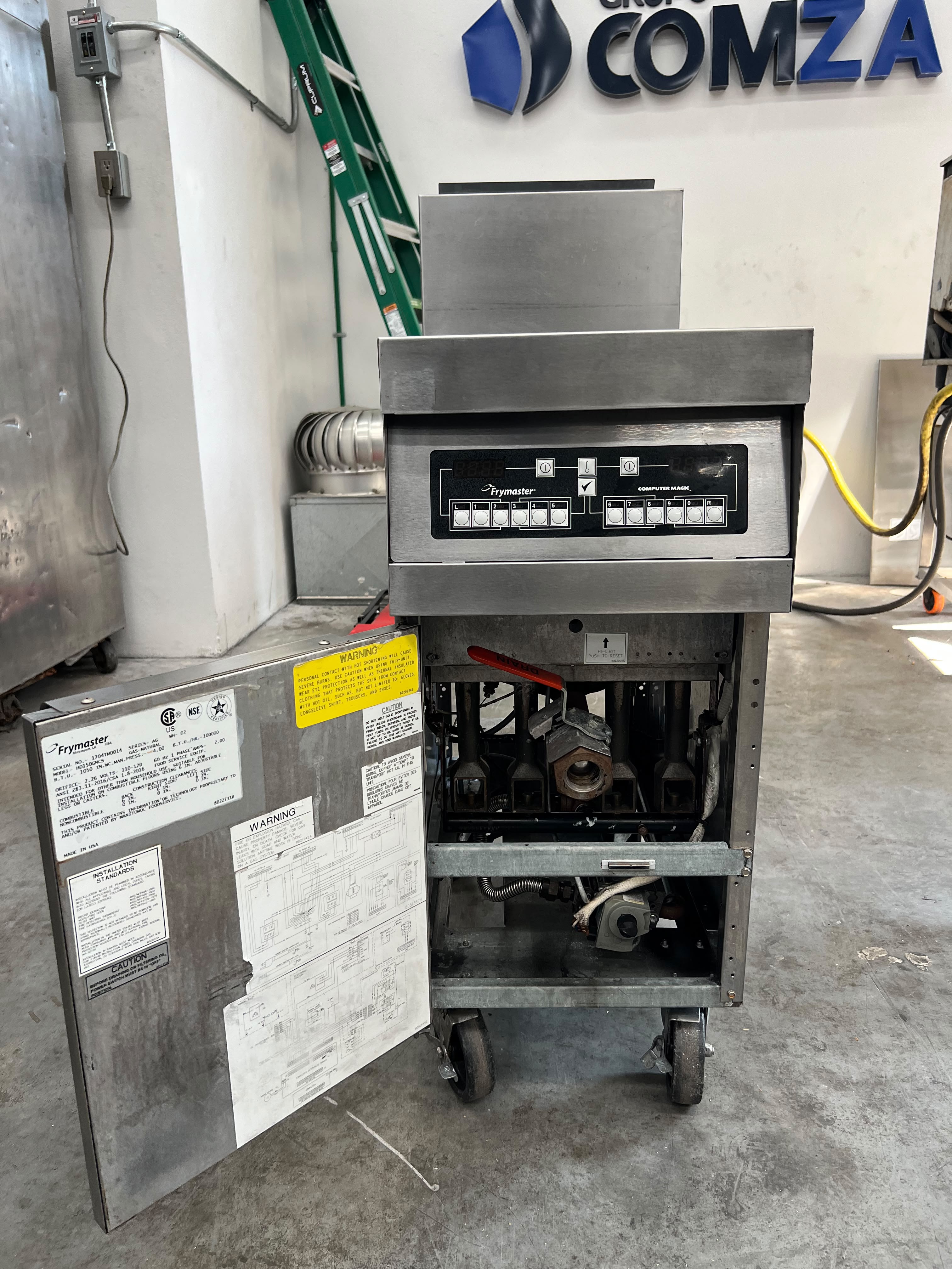 Freidora 1 Tina Frymaster HD150GNCS (Reacondicionado)
