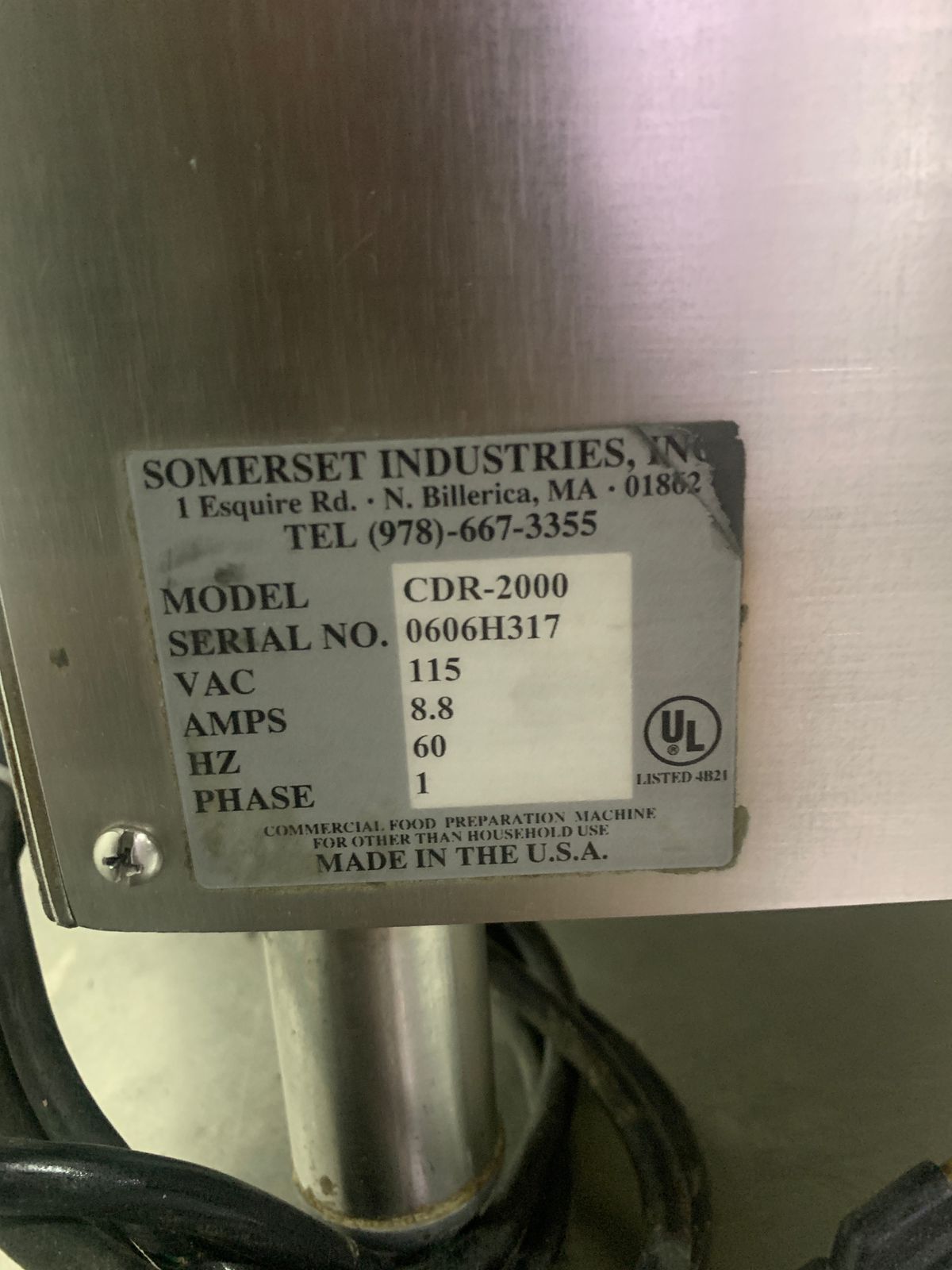 Roladora 20 Pulgadas Somerset Cdr2000 (Reacondicionado)