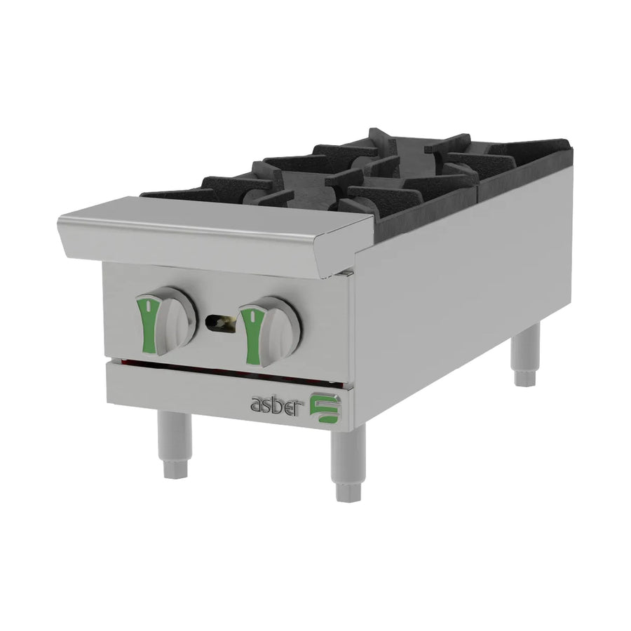 Parrilla 2 Quemadores Asber AEHP-2-12-EM