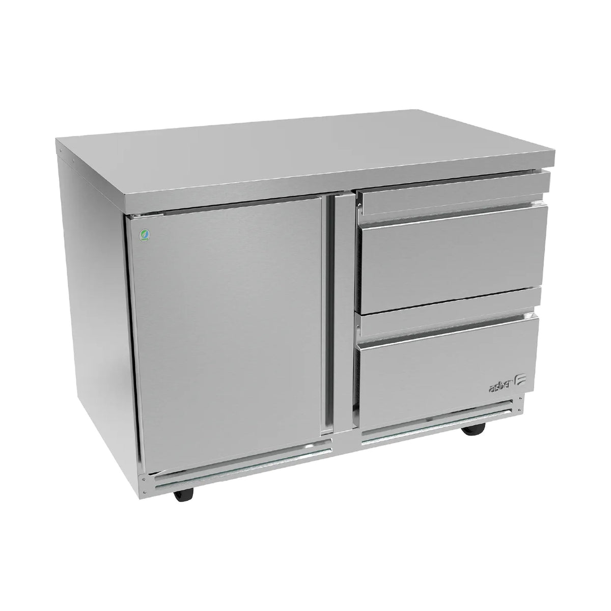 Mesa Refrigerada 2 Cajones y 1 Puerta Asber AUTR-48-D2-P-HC