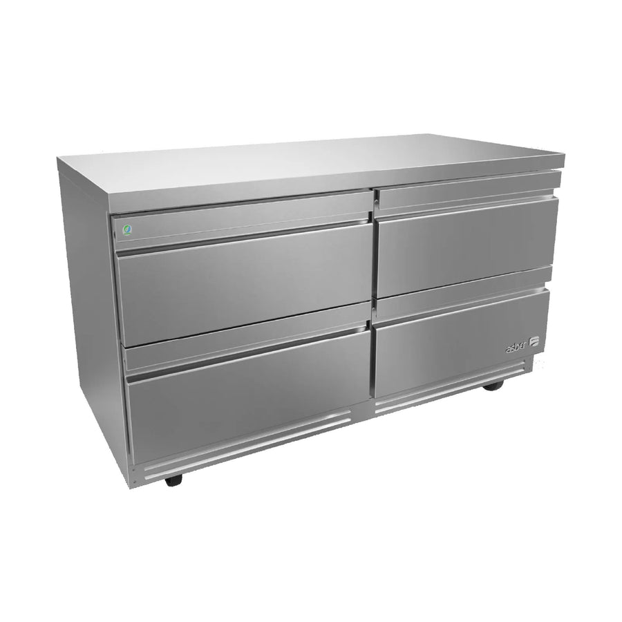 Mesa Refrigerada 4 Cajones Asber AUTR-48-D4-P-HC