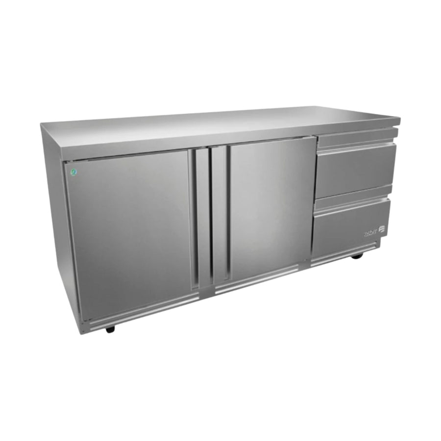 Mesa Refrigerada 2 Cajones y 2 Puertas Asber AUTR-72-D2-P-HC