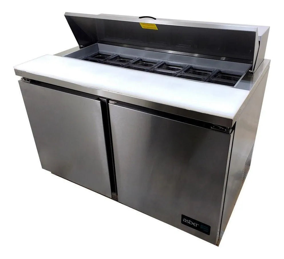 Asber APTS-48-12 HC Mesa Refrigerada Ensaladas 12 1/6 incl. 11.8 pies